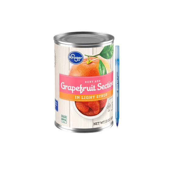 KR Canned Ruby Red Grapefruit Sections in Light Syrup 30 oz 2-CAN