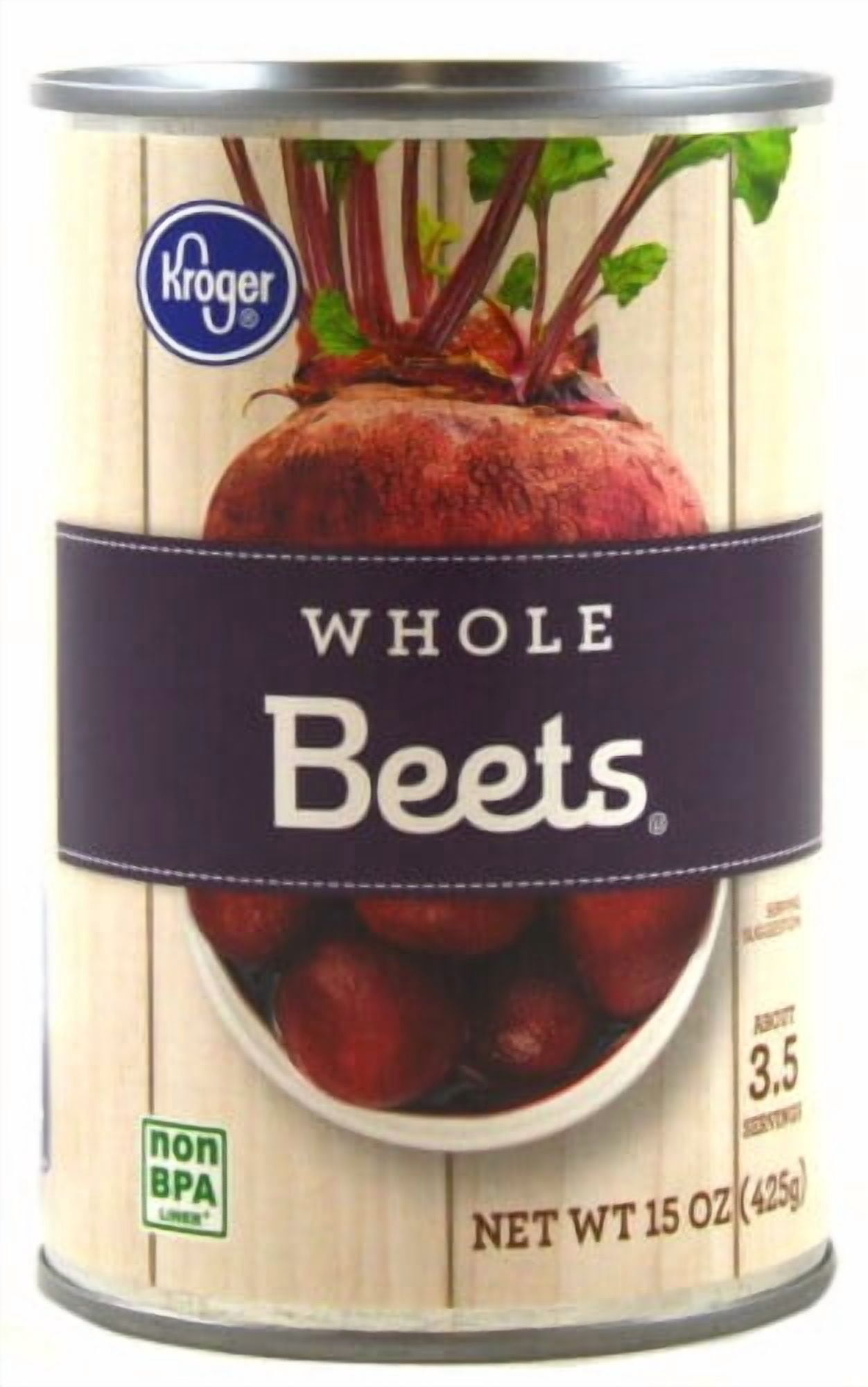 Beets Package KR Canned Whole Beets 15 oz - Walmart.com
