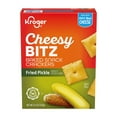 thumbnail image 1 of KR Cheesy Bitz Fried Pickle Baked Snack Crackers - 12.4 oz, 1 of 1