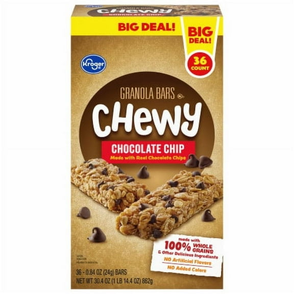 KR Chewy Chocolate Chip Granola Bars