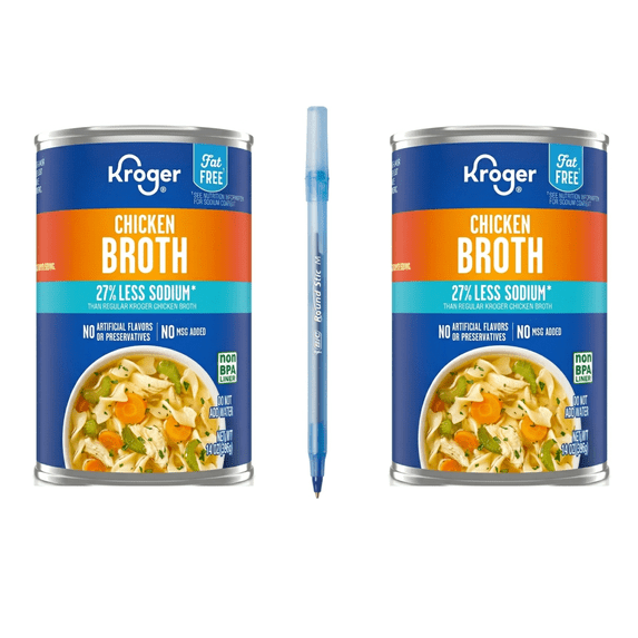KR Chicken Broth 28 oz 2-CAN