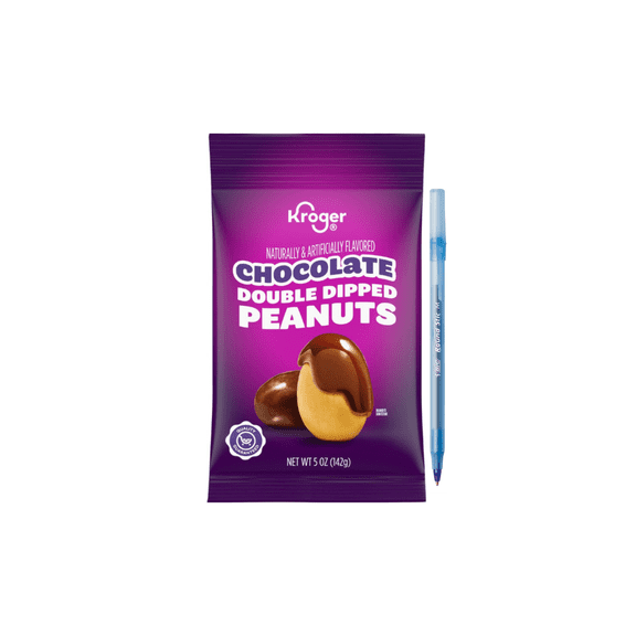 KR Chocolate Double Dipped Peanuts Bag 5 Oz