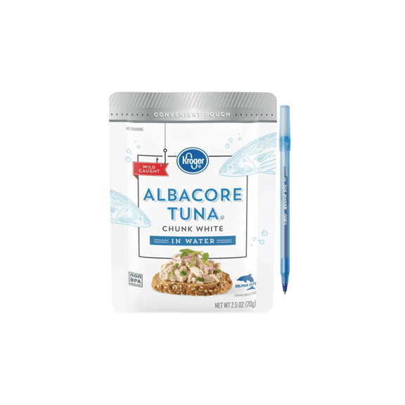 KR Chunk White Albacore Tuna in Water Pouch 7.5 OZ 3-CAN