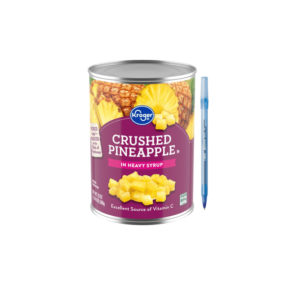 KR Crushed Pineapple in Heavy Syrup, Canned, 40 OZ  2-CAN