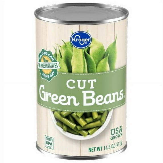 KR Cut Canned Green Beans 14.5 oz - Pack of 2