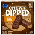 thumbnail image 1 of 2X - KR Dipped Peanut Butter Chewy Granola Bars 6 ct, 1 of 5