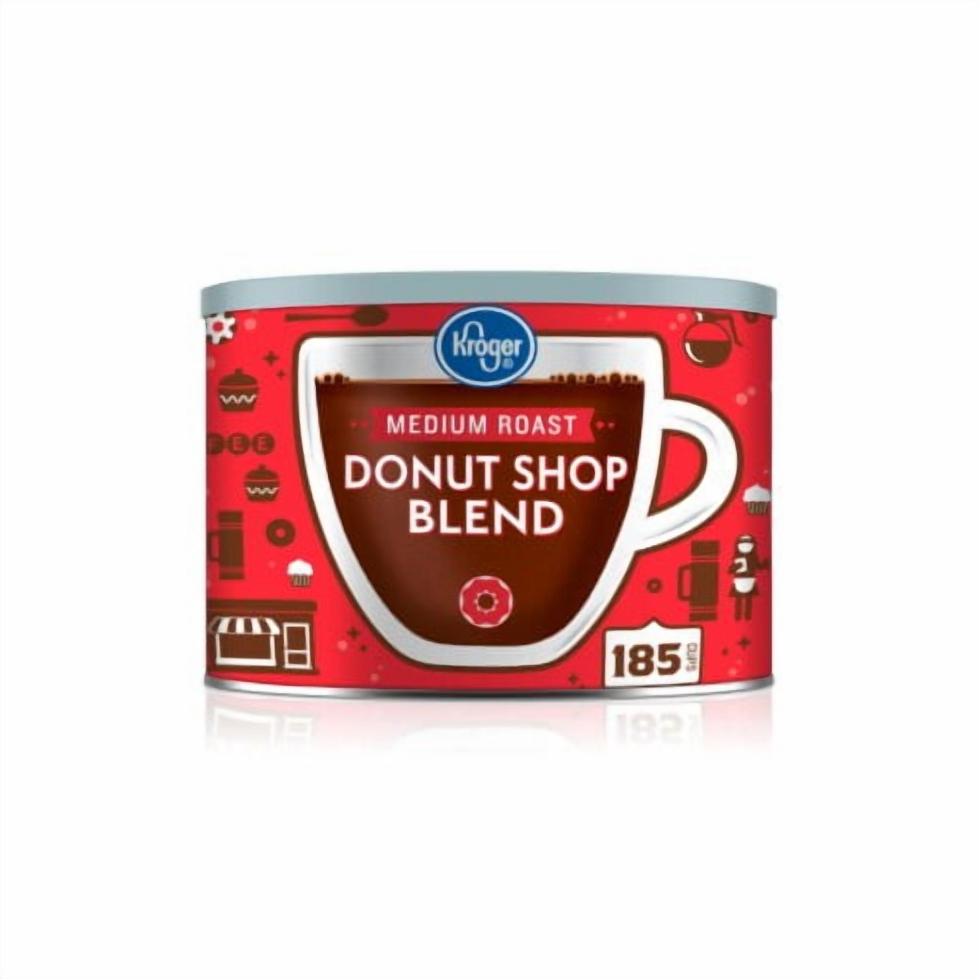 2X - KR Donut Shop Blend Medium Roast Ground Coffee 24 oz