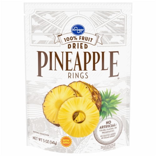 KR Dried Pineapple Rings - 5 oz