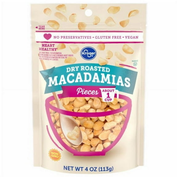 KR Dry Roasted Macadamia Nut Pieces - 4 oz