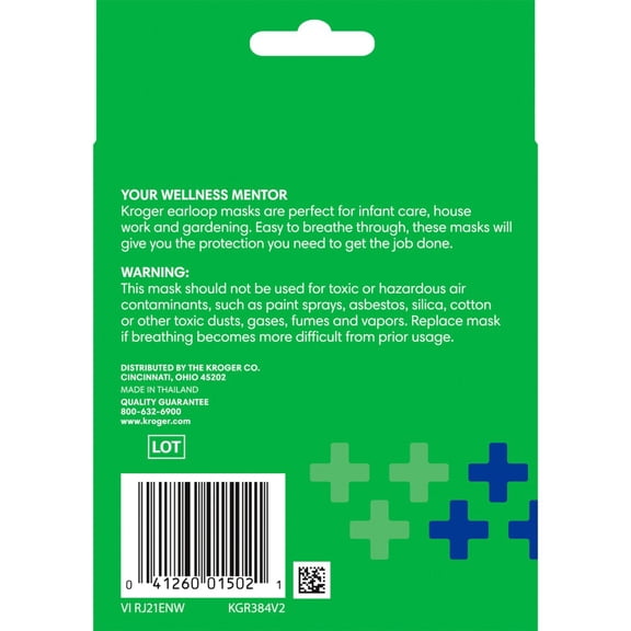KR Earloop Face Masks - Blue - 25 ct