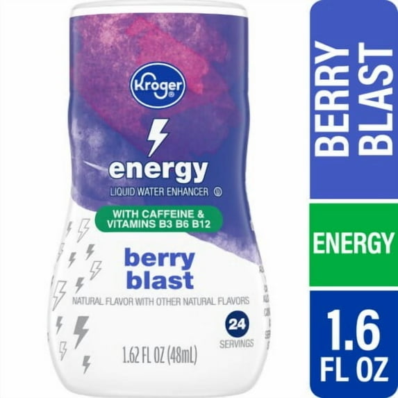 KR Energy Berry Blast Water Enhancer Bottle 1.62 fl oz