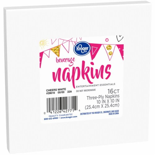 KR Entertainment Essentials Cheers Beverage Paper Napkins 16 ct