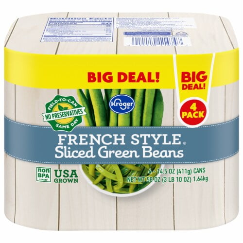 KR French Style Sliced Green Beans 4 ct / 14.5 oz