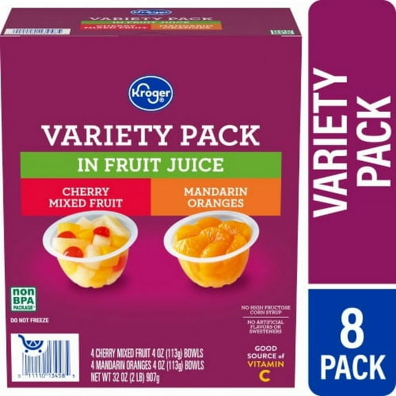 KR Fruit Bowl Variety Pack 8 pk / 4 oz