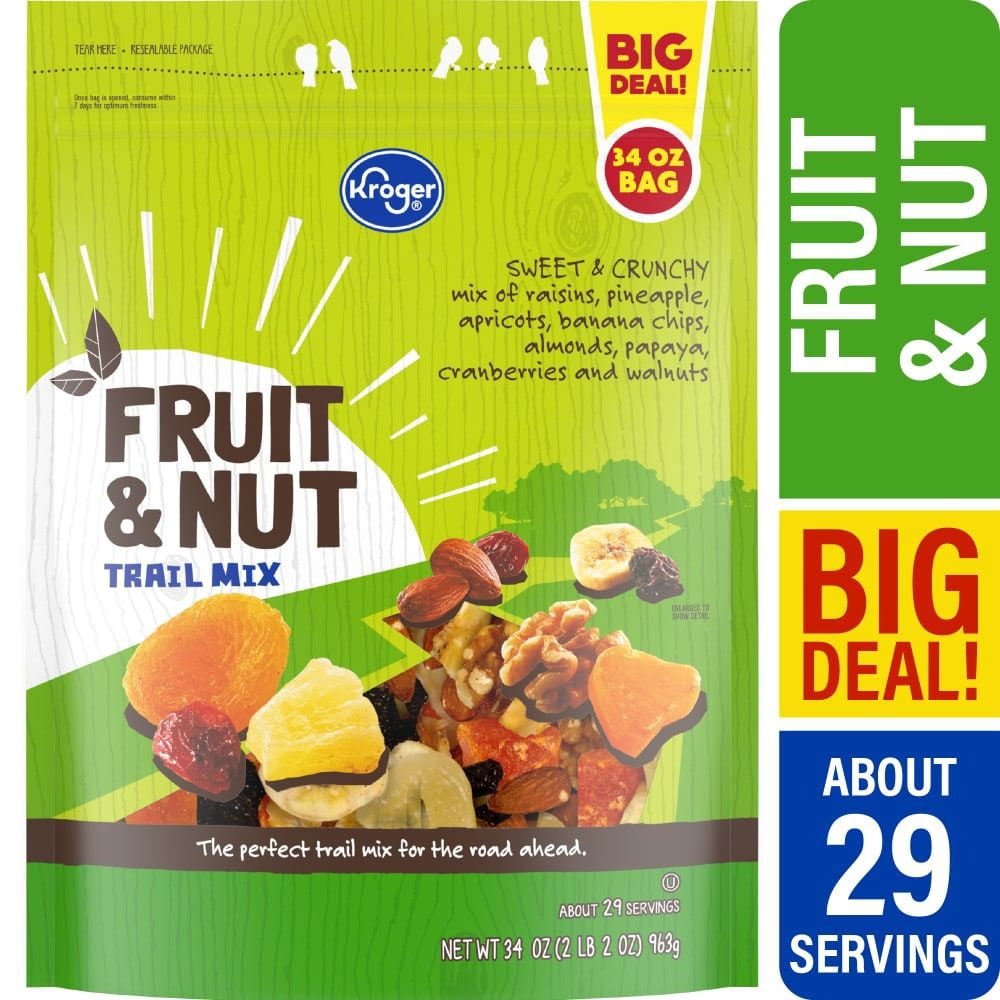 KR Fruit & Nut Trail Mix 34 oz - Pack of 2
