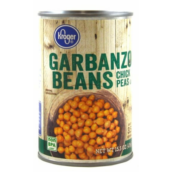 KR Garbanzo Beans Chick-Peas 15.5 oz - Pack of 2