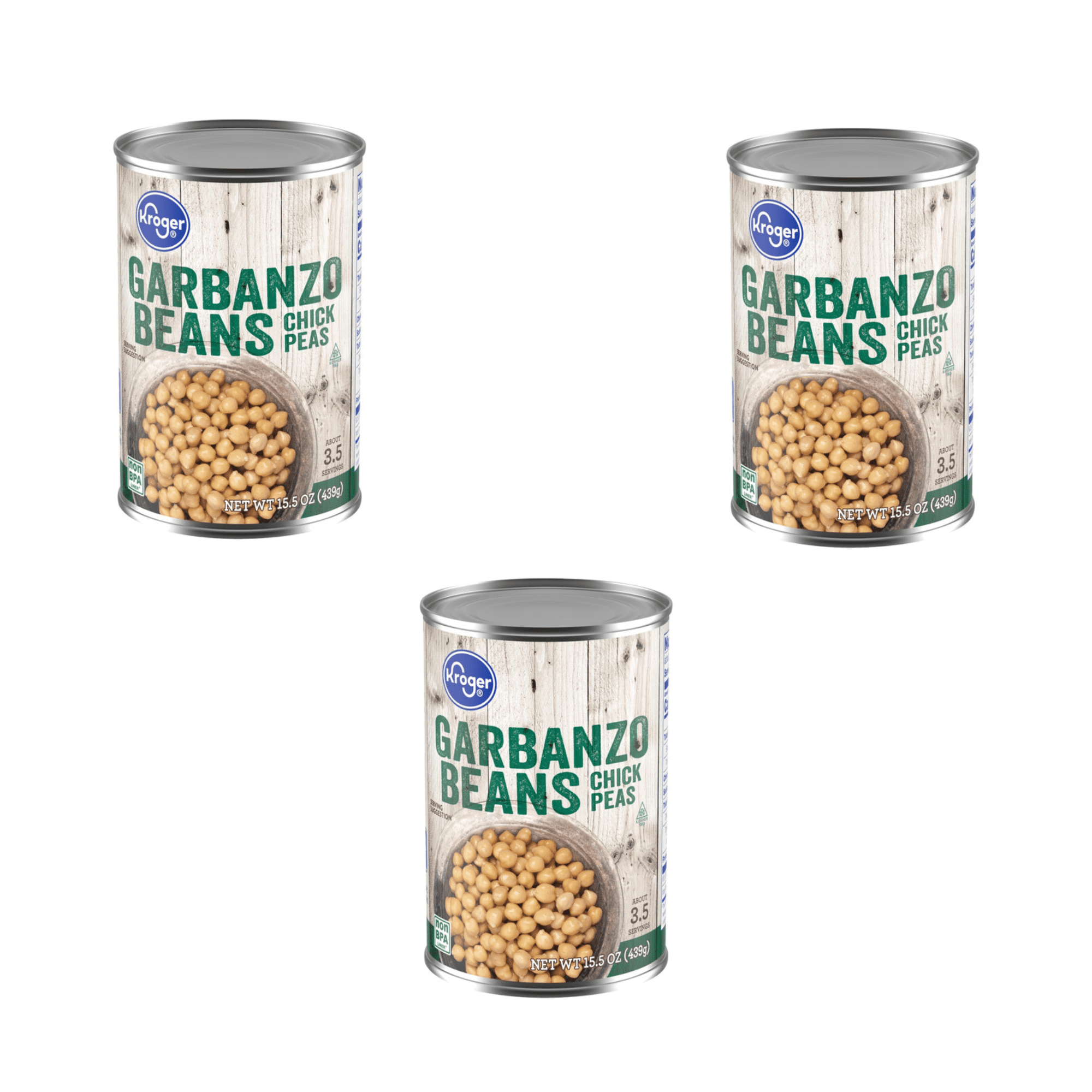 KR Garbanzo Beans Chickpeas Pre-cooked 46.5 oz 3-CAN - Walmart.com