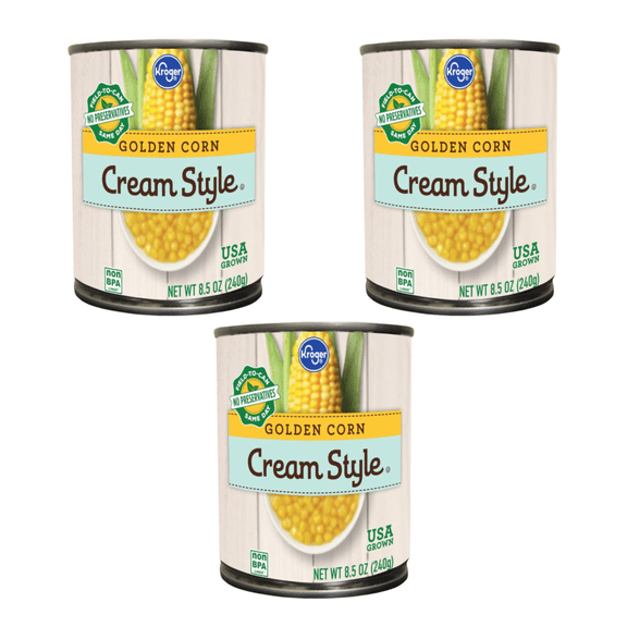 KR Gold Cream Style Corn - 25.5 OZ 3 CAN