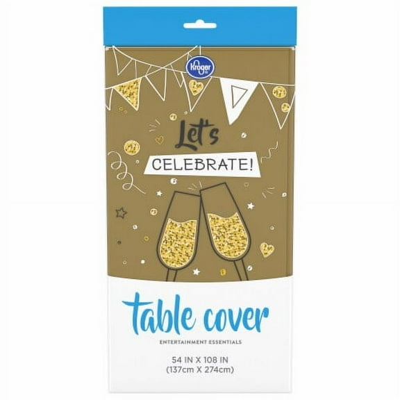 KR Gold Foil Table Cover 1 ct