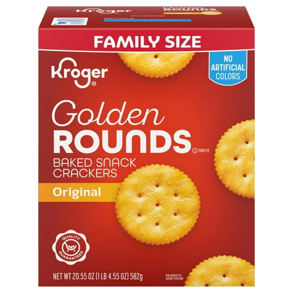 KR Golden Rounds Baked Crackers - 20.55 oz