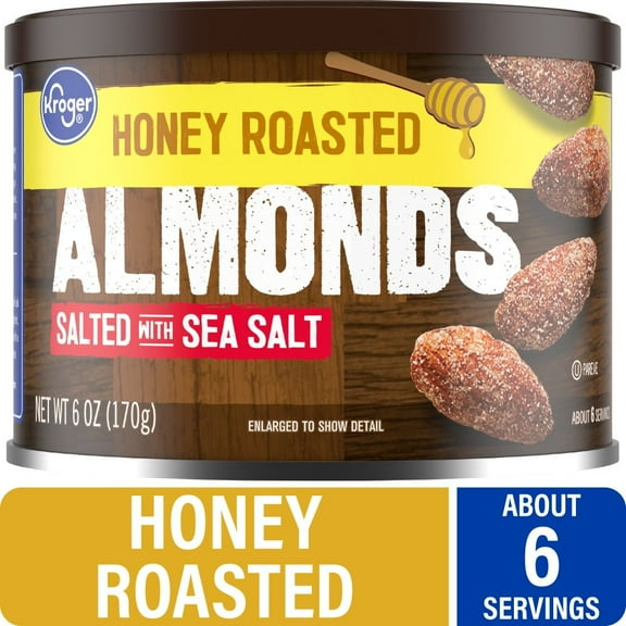 KR Honey Roasted Sea Salted Almonds 6 oz - Pack of 1