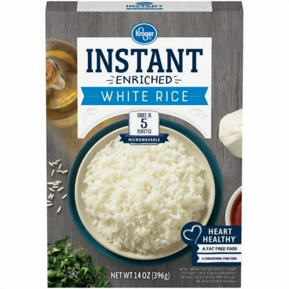 KR Instant Enriched White Rice 14 oz.