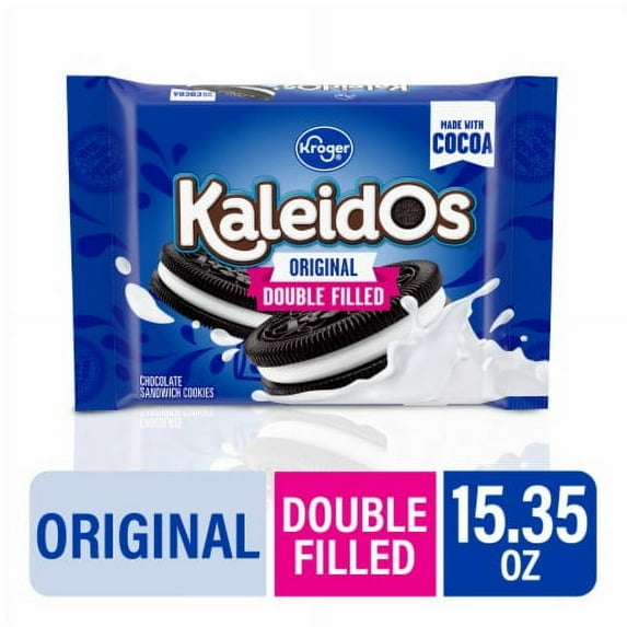 KR Kaleidos Original Double Filled Chocolate Sandwich Cookies - 15.3 oz