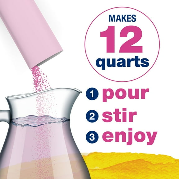 KR Lite Zero Sugar Raspberry Lemonade Instant Drink Mix Packets - 6 packets / 0.33 oz