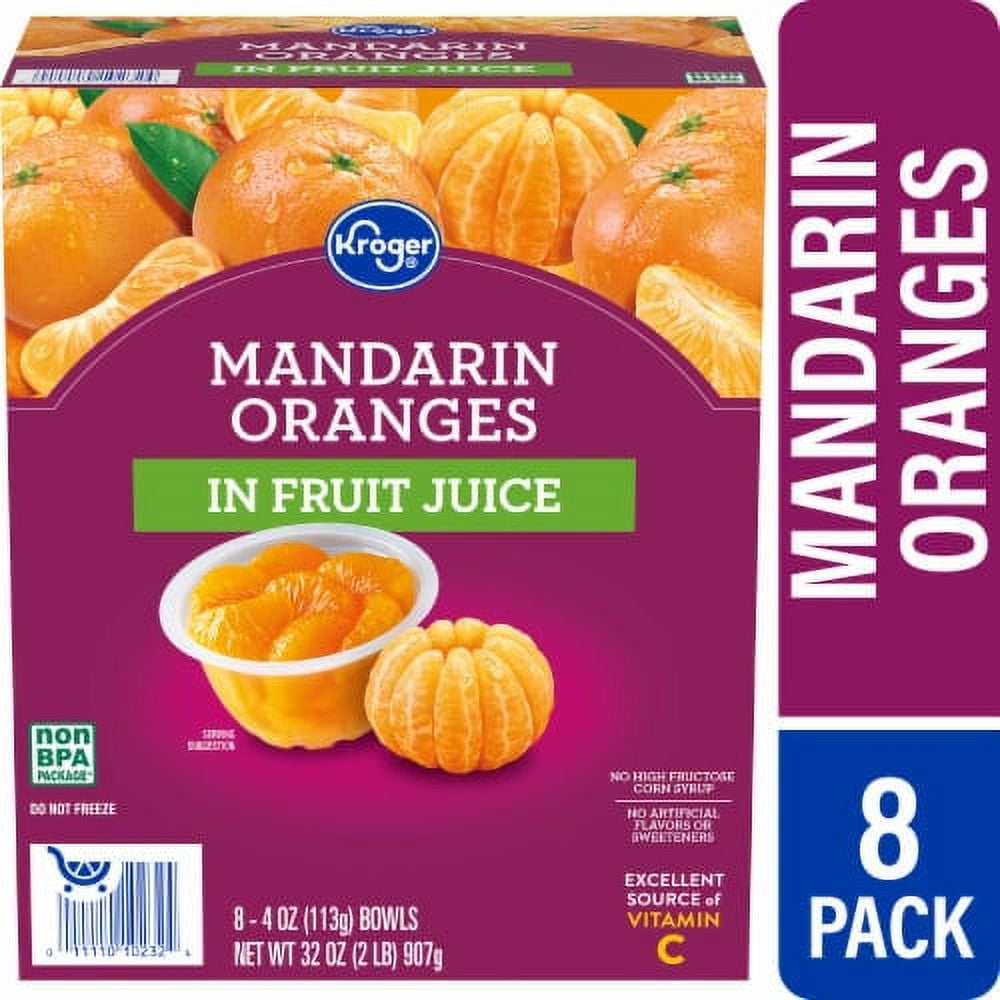 KR Mandarin Orange Cups in 100% Juice