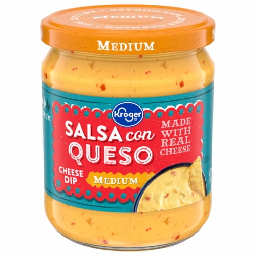 KR Medium Salsa Con Queso Cheese Dip 15 oz