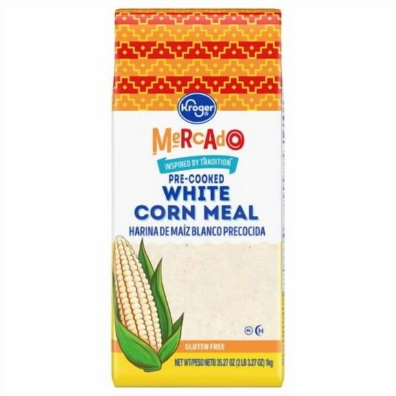 KR Mercado Pre Cooked White Corn Meal 35.27 oz
