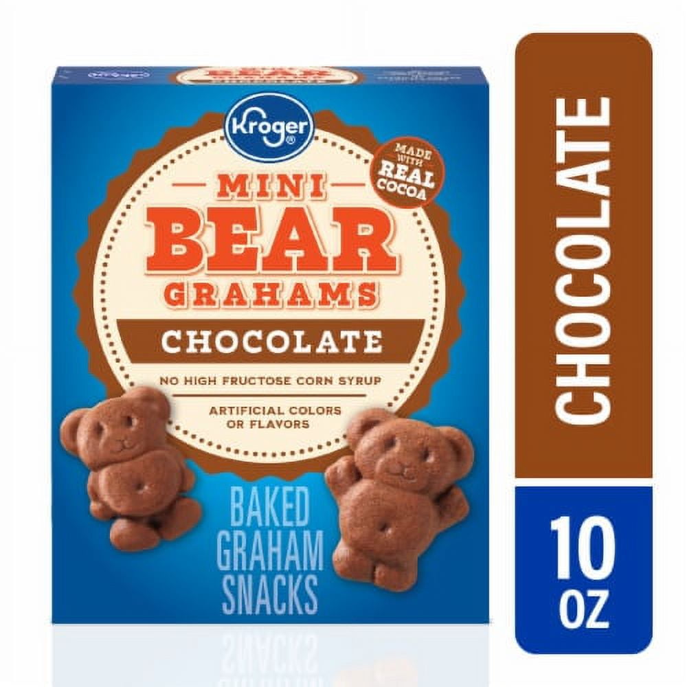 KR Mini Bear Chocolate Graham Crackers