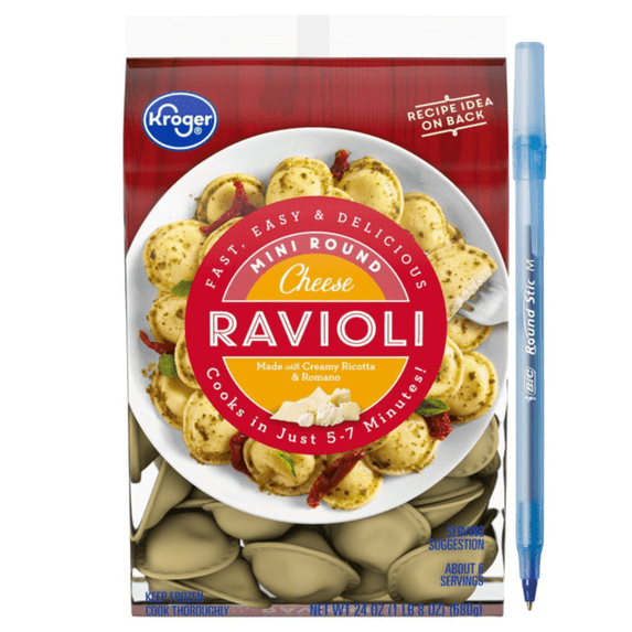 KR Mini Round Cheese Ravioli 24 oz