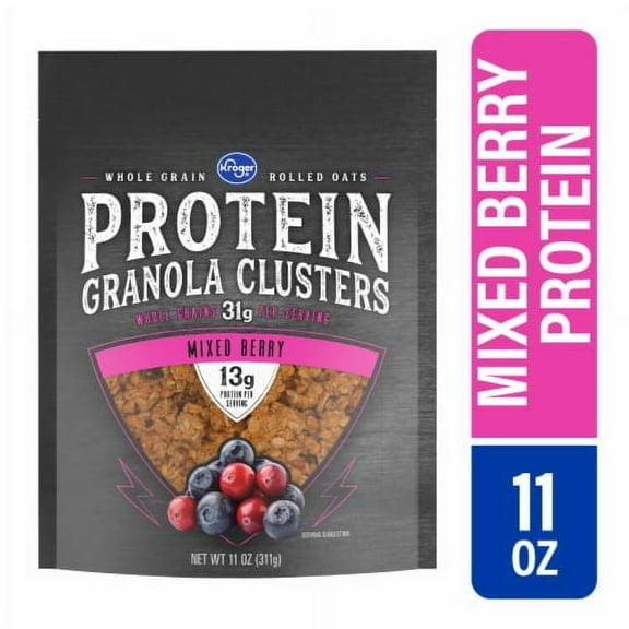 2X-KR Mixed Berry Protein Granola Clusters - 11 oz