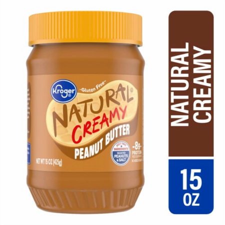 KR Natural Peanut Butter Creamy-15 oz