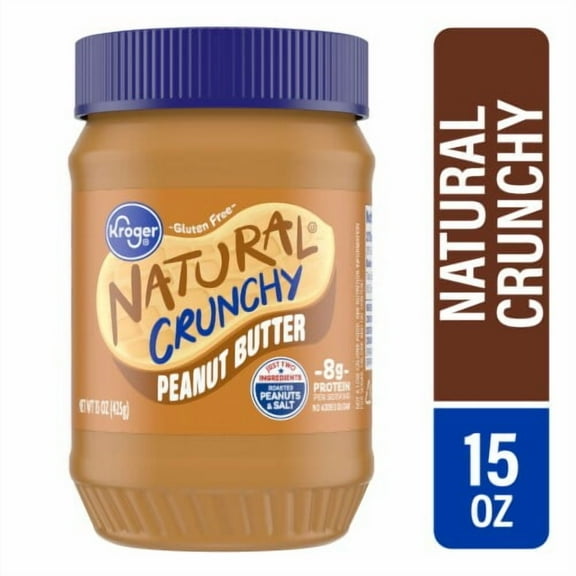 KR Natural Peanut Butter Crunchy 15 oz
