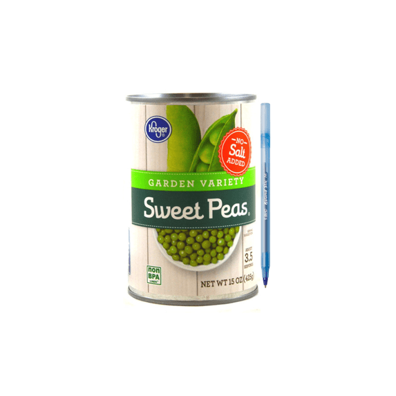 KR No Salt Added Garden Variety Sweet Peas - 15oz Can