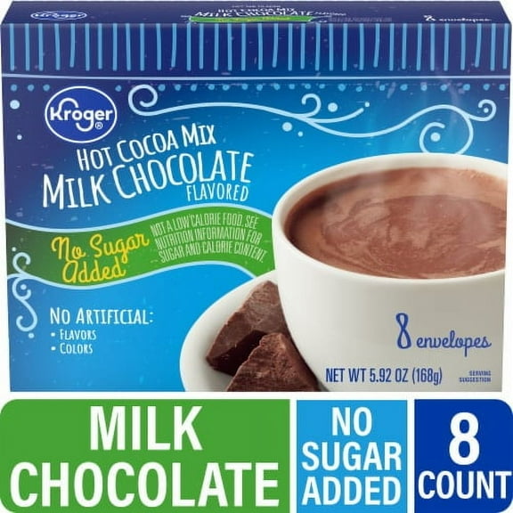 KR No Sugar Added Hot Cocoa Mix 8 ct / 5.92 oz