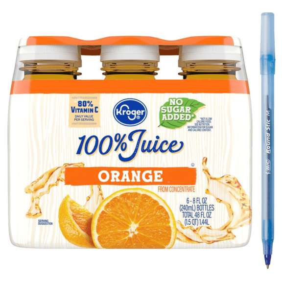 KR Orange Juice, 48 FL OZ