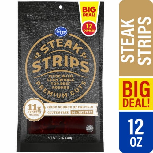 KR Original Beef Steak Strips 12 oz - Pack of 2