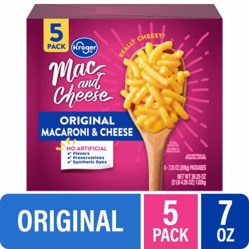 KR Original Macaroni and Cheese 5 ct / 7.25 oz