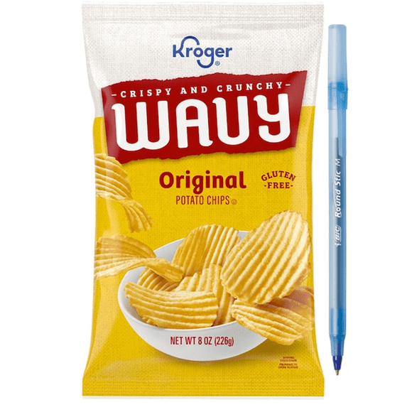 KR Original Wavy Potato Chips 3-PK 24 oz