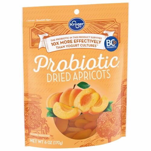KR Probiotic Dried Apricots 6 oz - Pack of 2