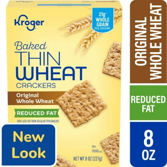 KR Reduced Fat Wheat Crackers 8 oz - Pack of 2