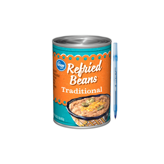 KR Refried Beans Traditional 48 OZ 3-CAN