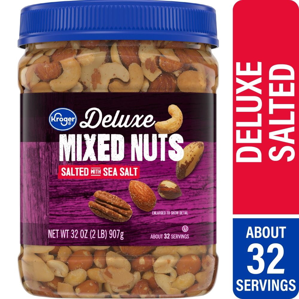 KR Deluxe Salted Mixed Nuts 32 oz - Pack of 2