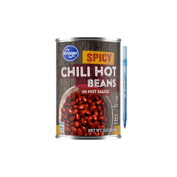 KR Spicy Chili Hot Beans in Hot Sauce 46.5 OZ 3-CAN