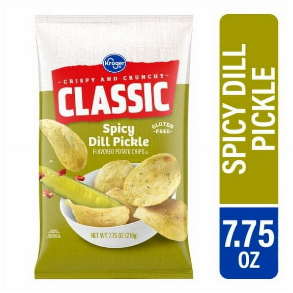 2X-KR Spicy Dill Pickle Potato Chips - 7.75 oz