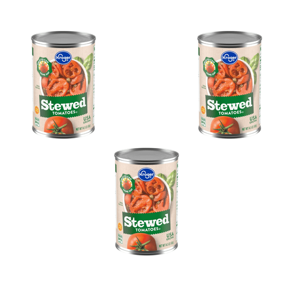 KR Stewed Tomatoes 3-Can 43.5 Oz