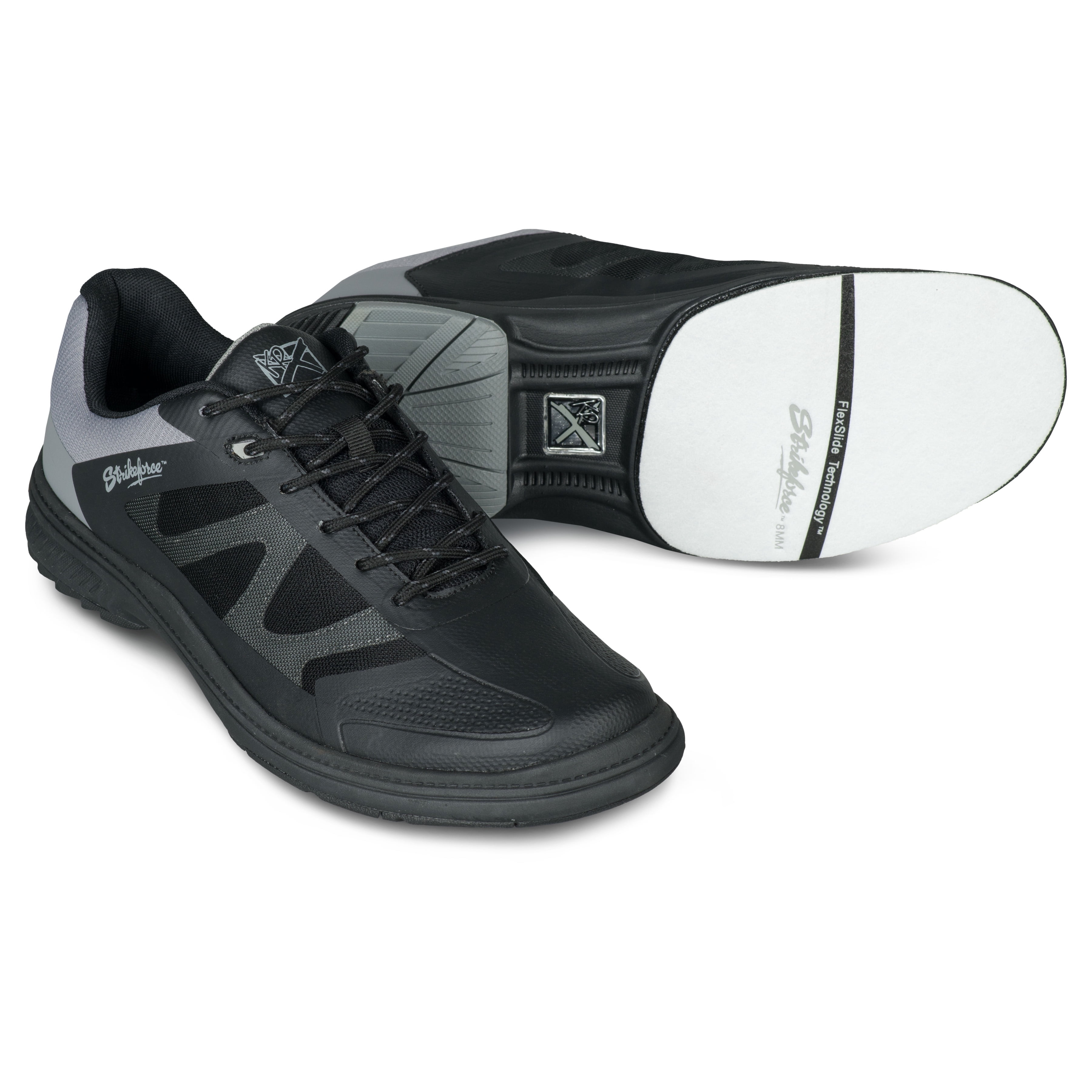 KR Strikeforce TPU Revival Fast Twist Bowling Shoes - Black/Red, Right Hand Only, Interchangeable Soles & Heels 2 thumbnail image